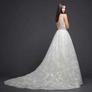 Lazaro 3812 Wedding Dress --Never Worn Size 8 (Street Size 2-4)